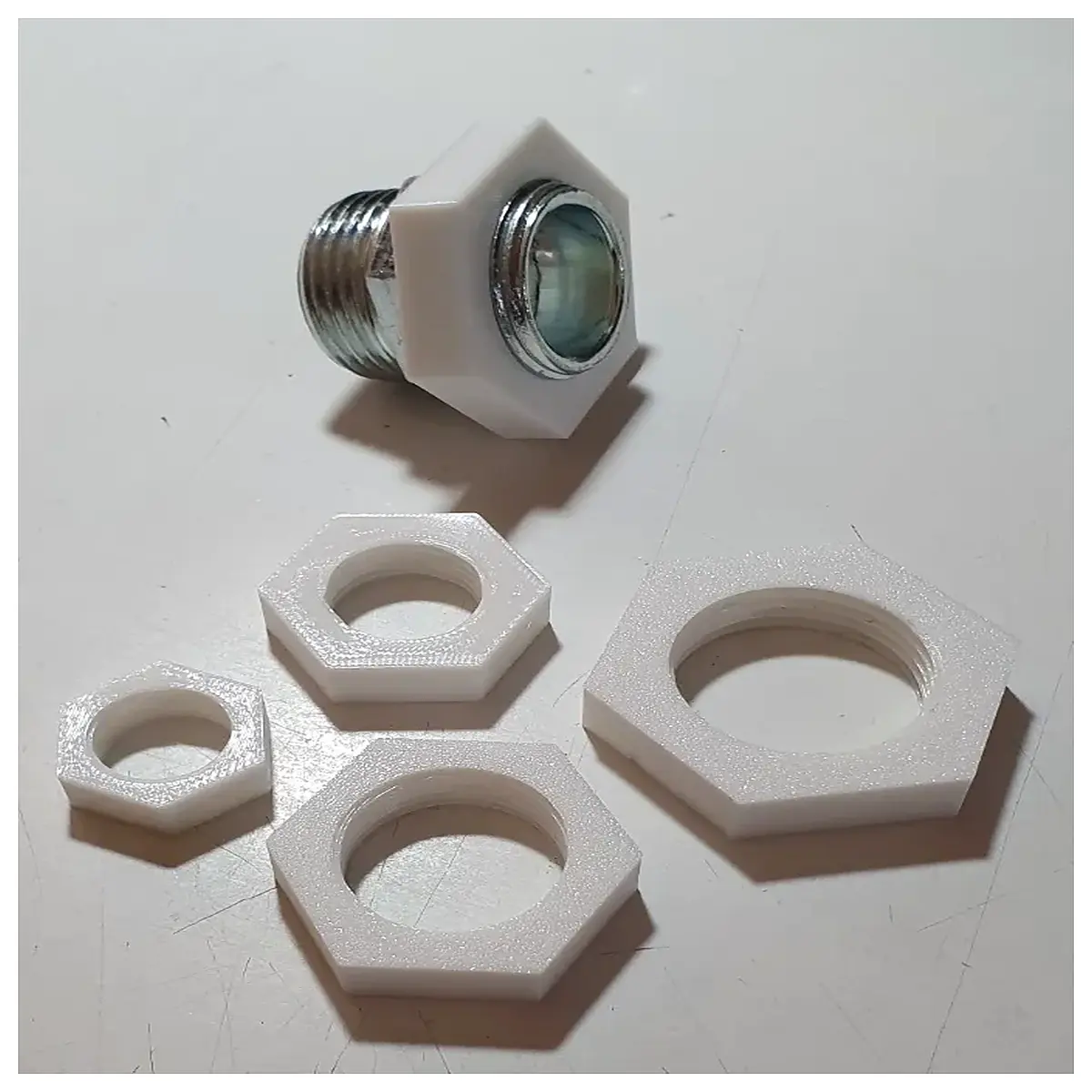 threaded ring lock nuts stainless steel hexagonal self locking thread insert for machinery repair