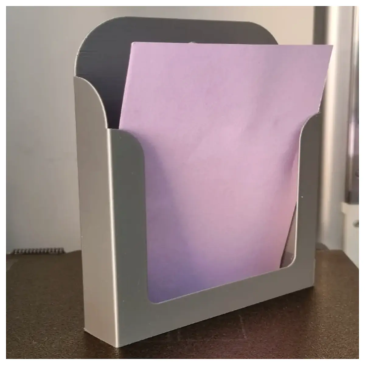 wall mounted brochure holder a6 size paper flyer dispenser rack for office reception lobby