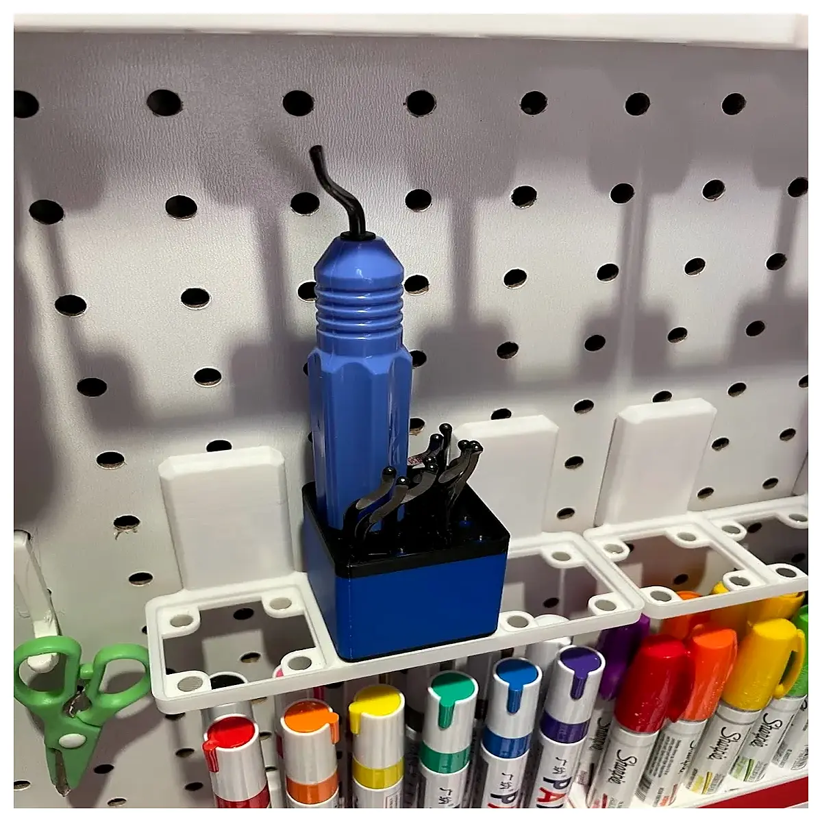 gridfinity magnetic base deburring tool 1x1 snap fit organizer parts storage