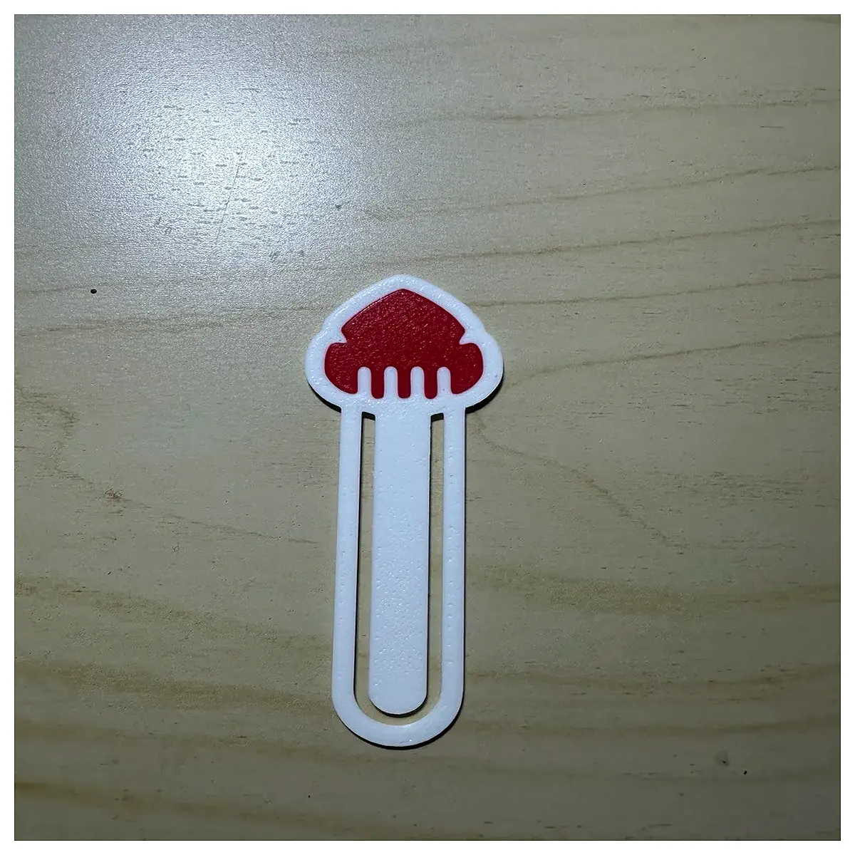 bookmark comb two tone hair accessory book lover gift aesthetic stationery