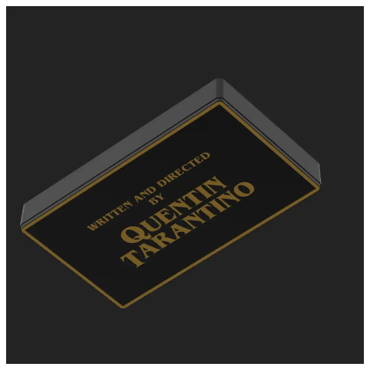 quentin tarantino movie poster box director neon sign for man cave bar decor