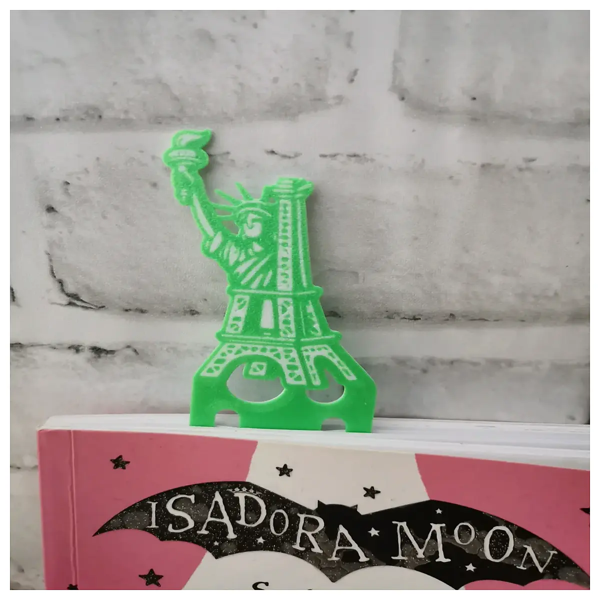 liberty tower bookmark metal literary readers book lovers history enthusiasts