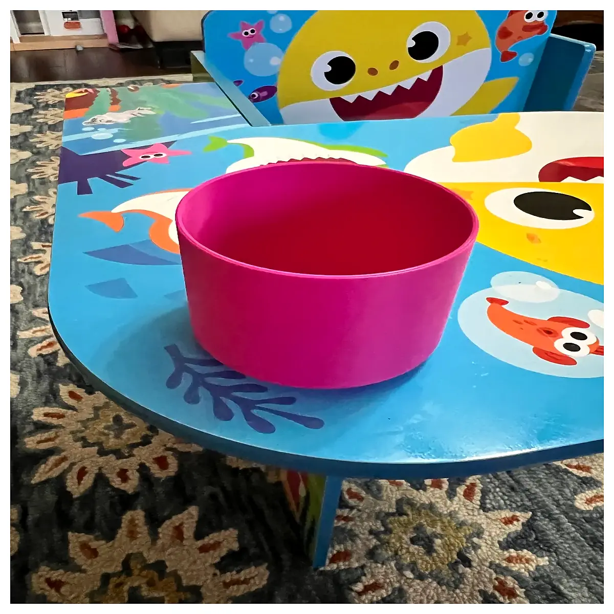 kids desk cup holder clip on toddler table organizer for sippy cups and water bottles