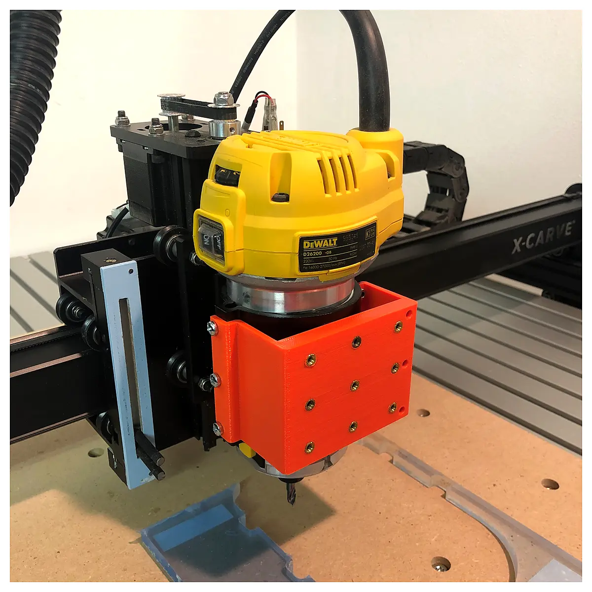 inventables x carve 611 router mount bracket cnc engraver accessory upgrade