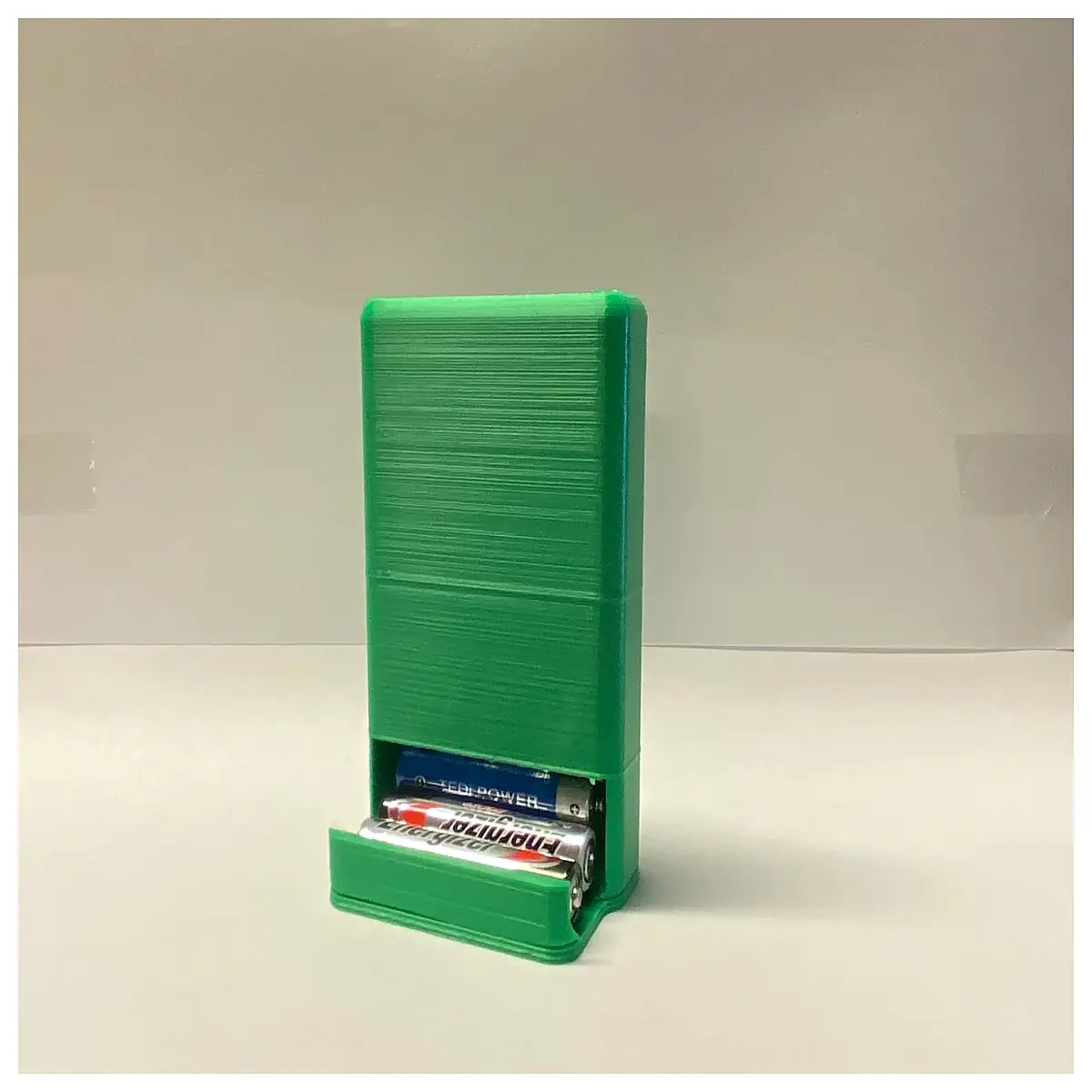 printed aaa battery holder case for diy electronics projects custom plastic enclosure with switch and wires