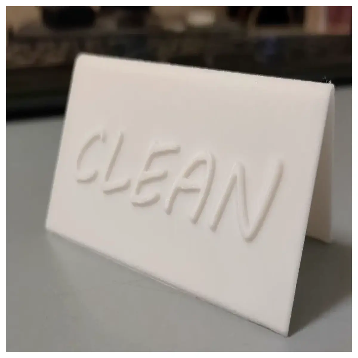 dishwasher clean dirty indicator magnet table warning sign easy install
