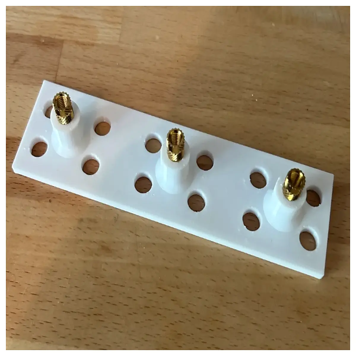 dc power jack mount plate 10pcs panel pcb holder bracket for barrel connector adapter chassis box