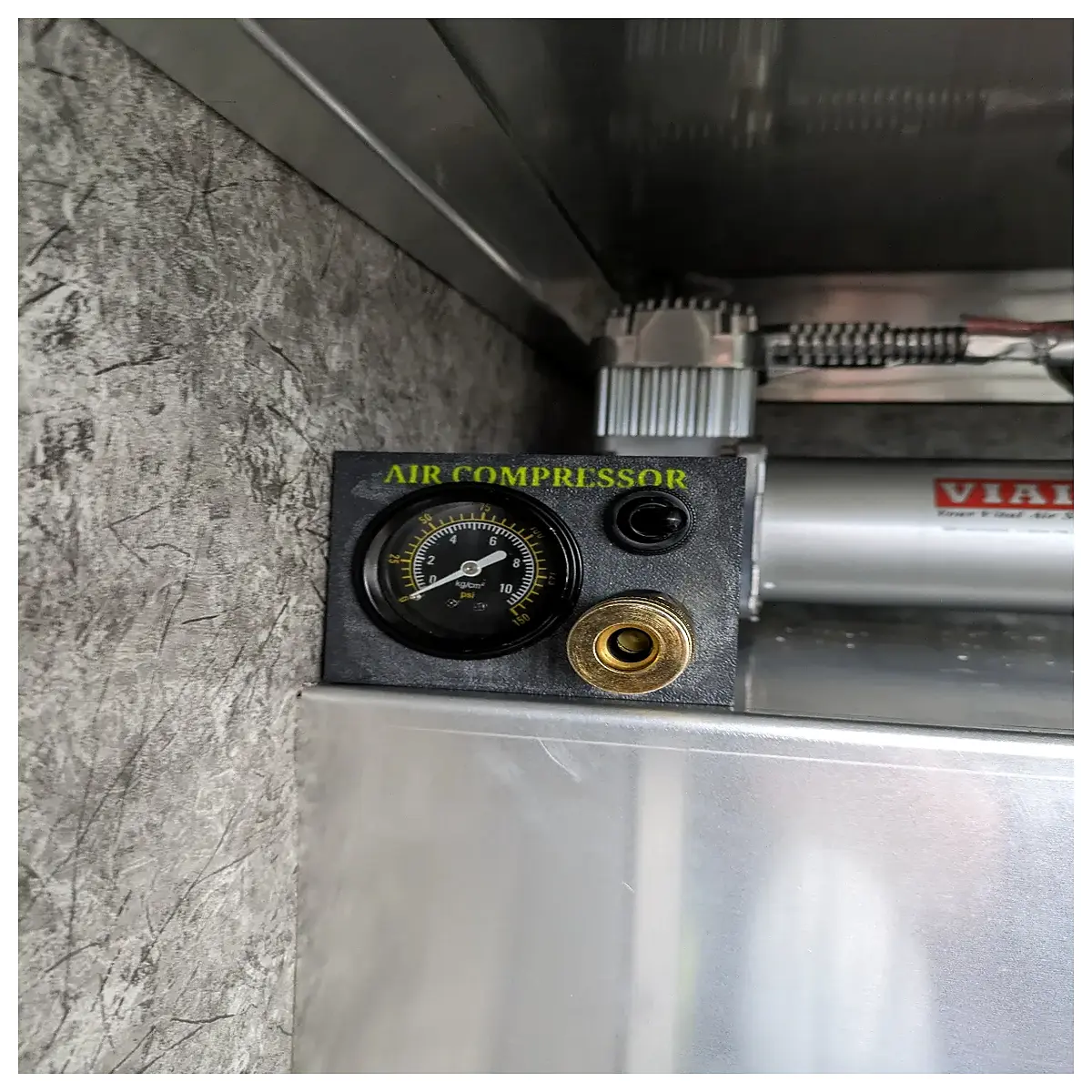 pressure gauge gas outlet valve bracket mount for air compressor regulator fitting