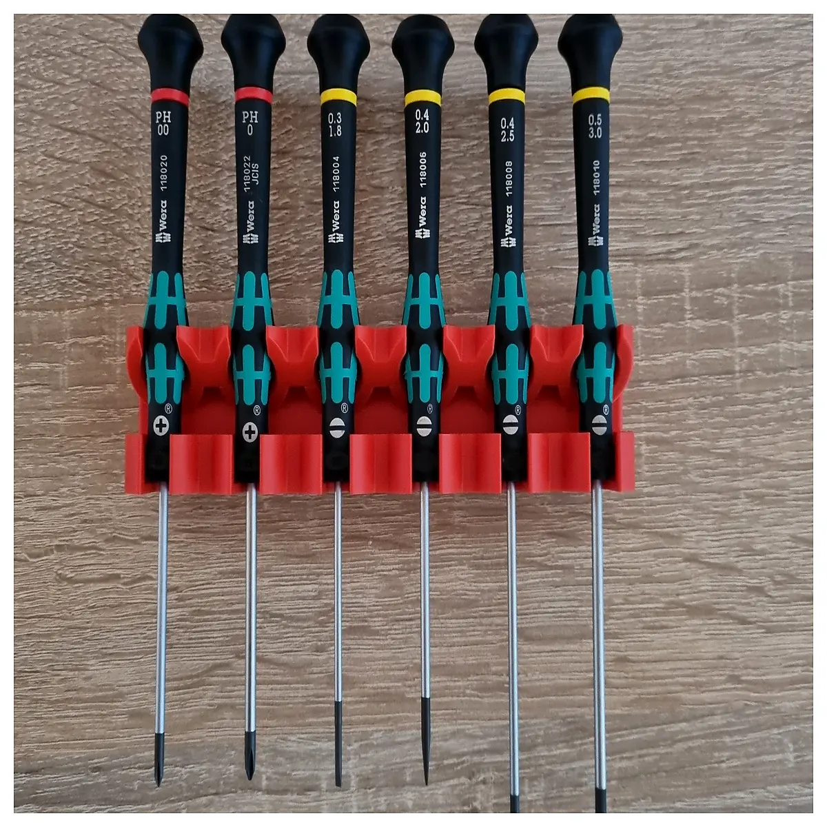 wera screwdriver holder rack organizer magnetic tool belt storage for mechanics workshop garage