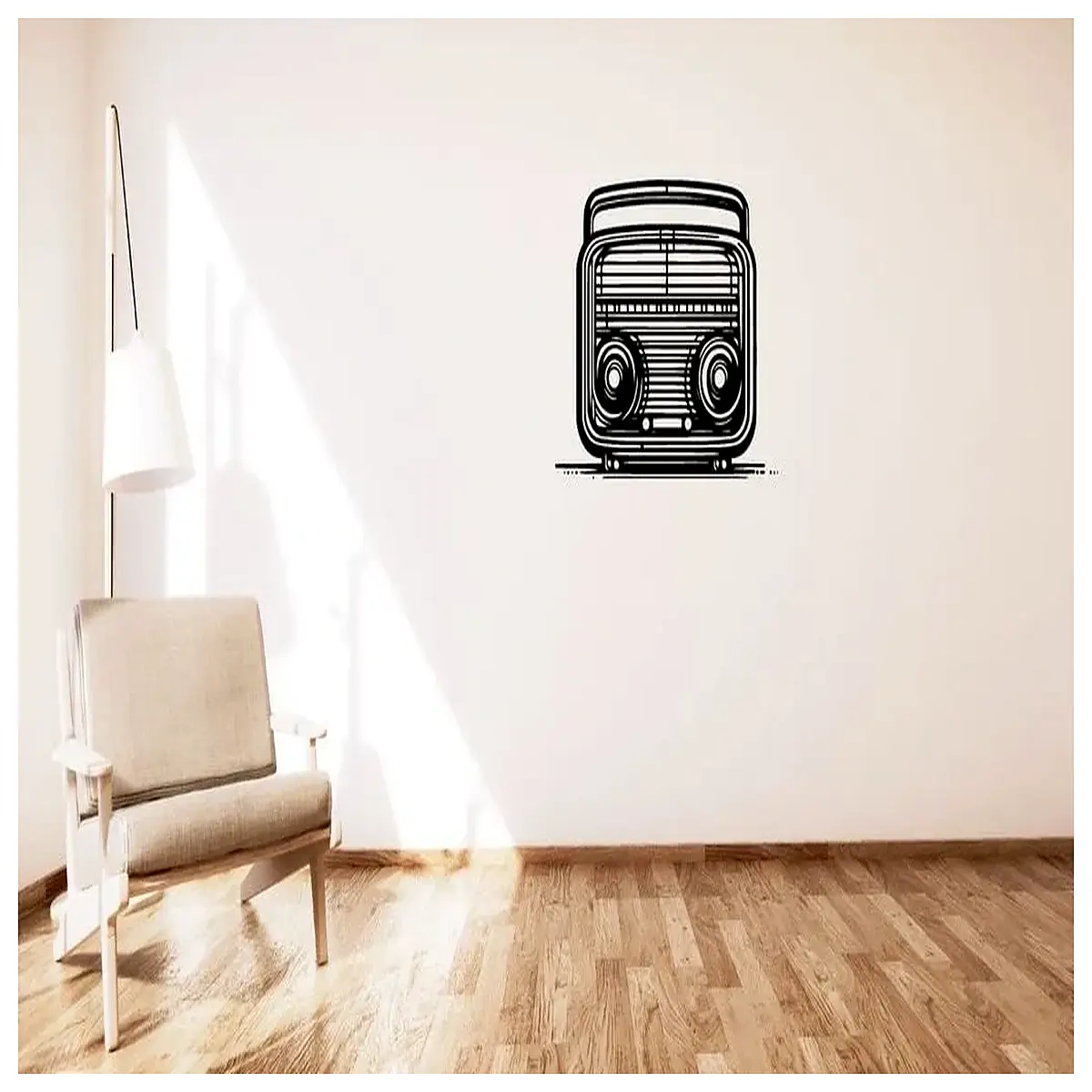 vintage radio wall art decor retro tube radio canvas print nostalgic music room hanging decoration vintage electronics home accent