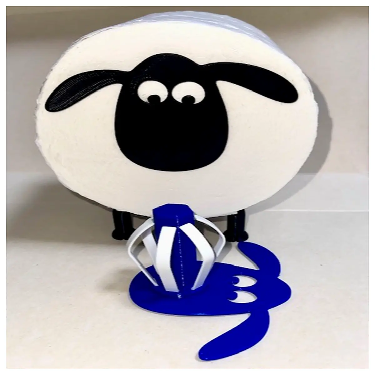 cute sheep toilet paper holder roll cover cute bathroom decor for any size tp roll