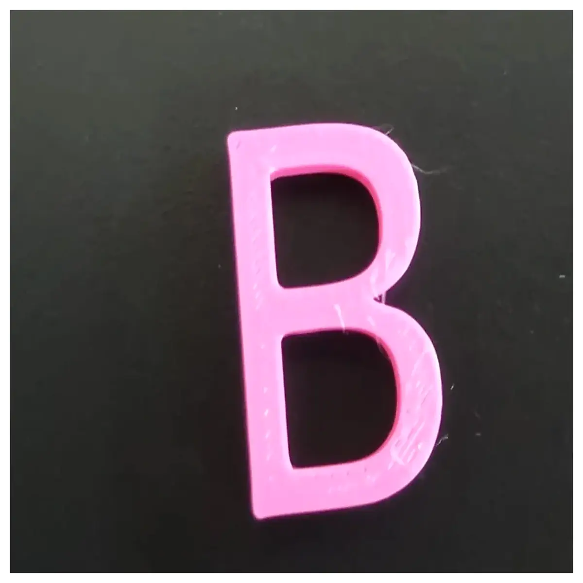 alphabet letter b cutout vinyl decal sticker for scrapbooking kids learning crafts party decoration