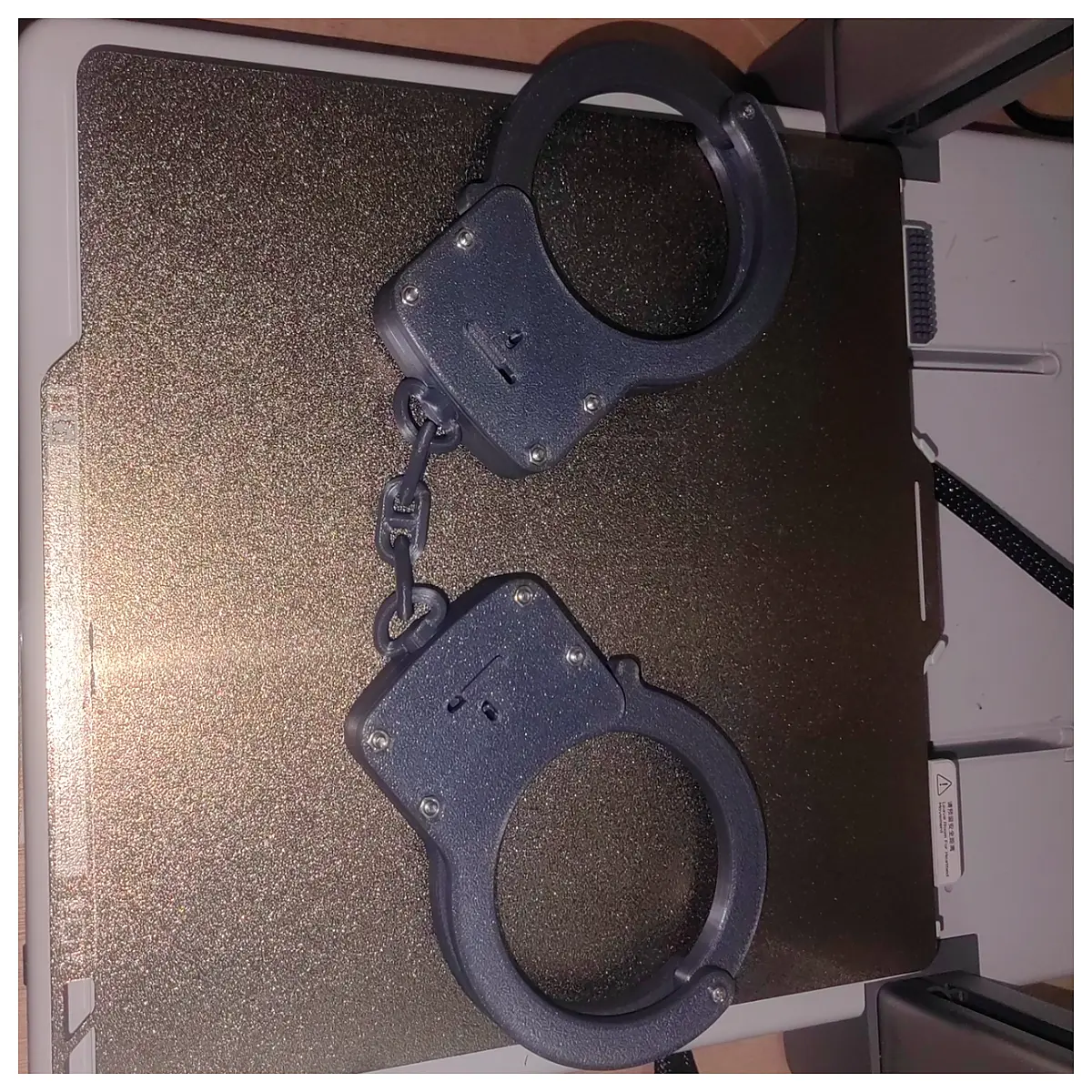 tactical handcuffs with double lock safety ratcheting mechanism for police restraint law enforcement gear