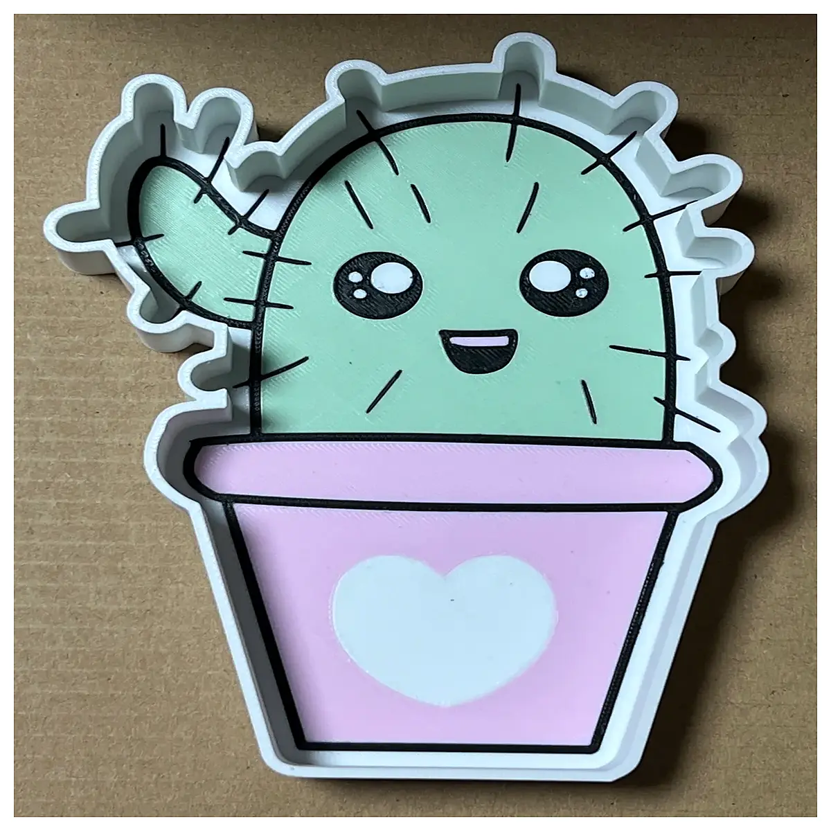 cute cactus tray for desk succulent planter saucer cute plant pot drip catcher aesthetic home decor gift
