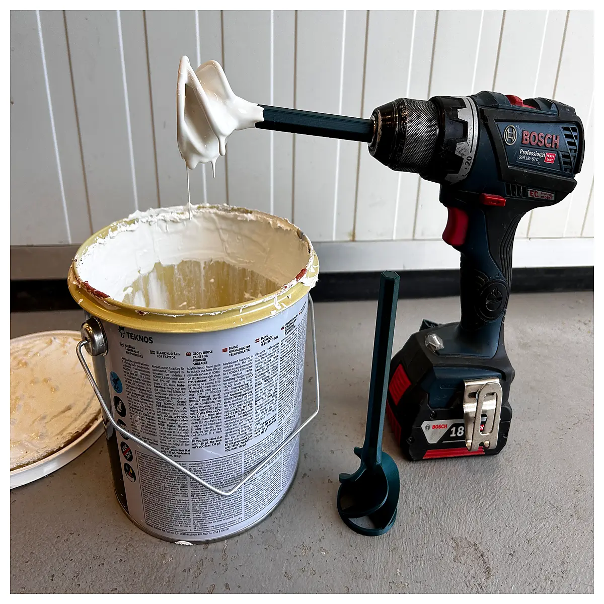 duty paint epoxy mixer drill attachment high torque mixing paddle for thick resins