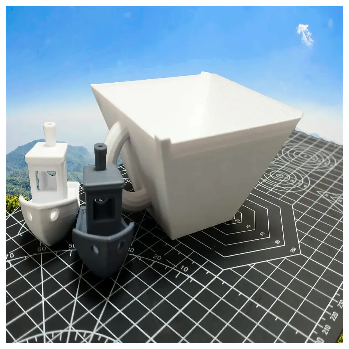 low poly mug geometric coffee cup minimalist desk accessory aesthetic him