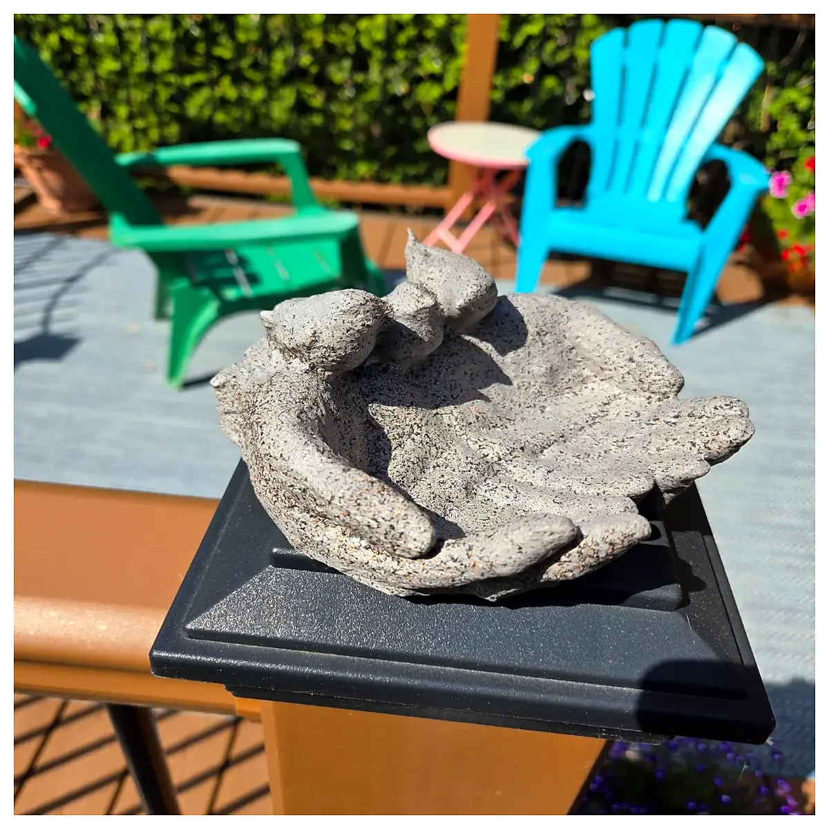bird bath for backyard garden wildlife attracting hummingbirds outdoor hanging or pedestal birdbath with drainage