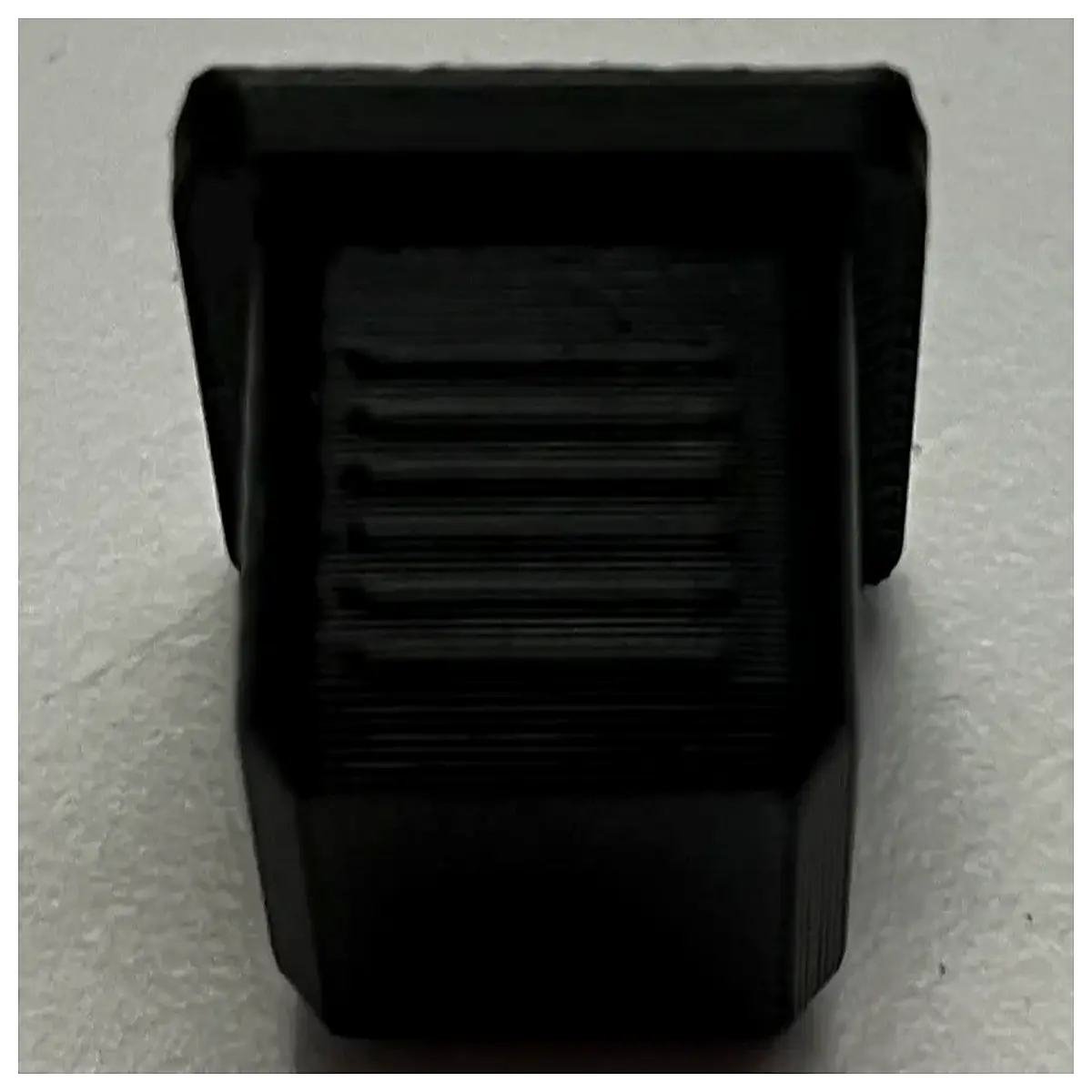 100mm square pipe plug end cap stopper ducting ventilation seal rubber silicone black white plastic