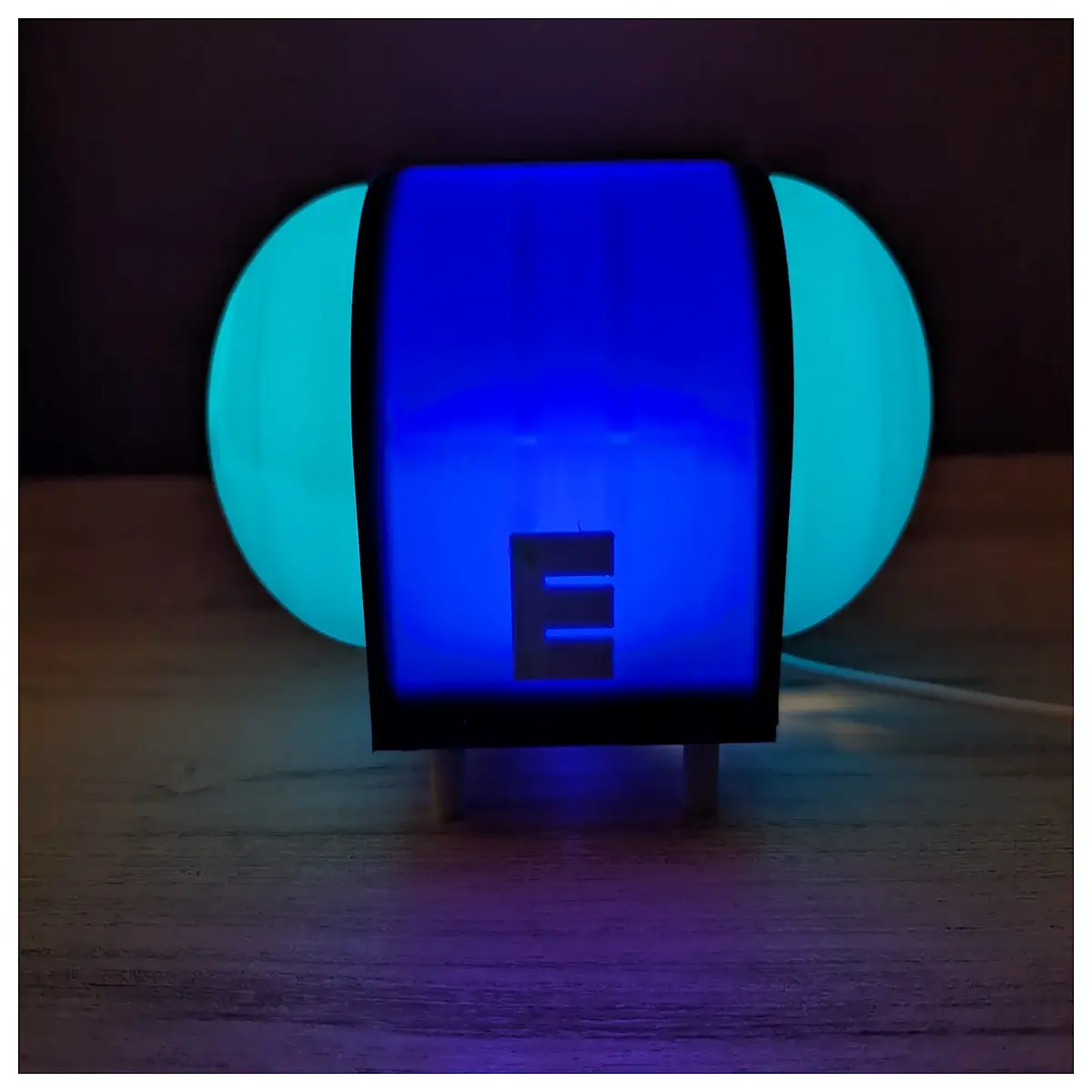samus aran power meter night cosplay prop room decor glow in dark