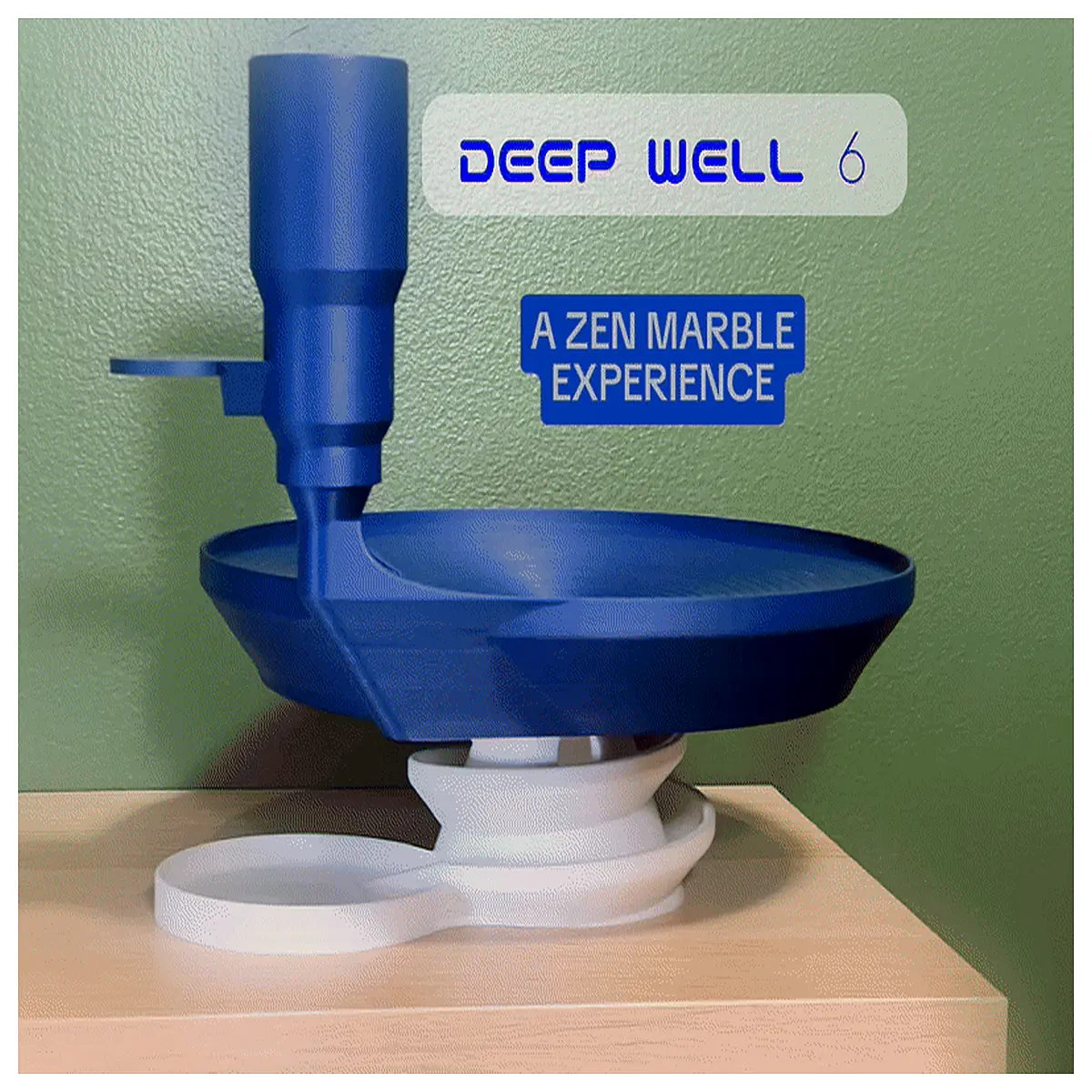zen deep well marble game fidget toy stress relief mindfulness desk accessory