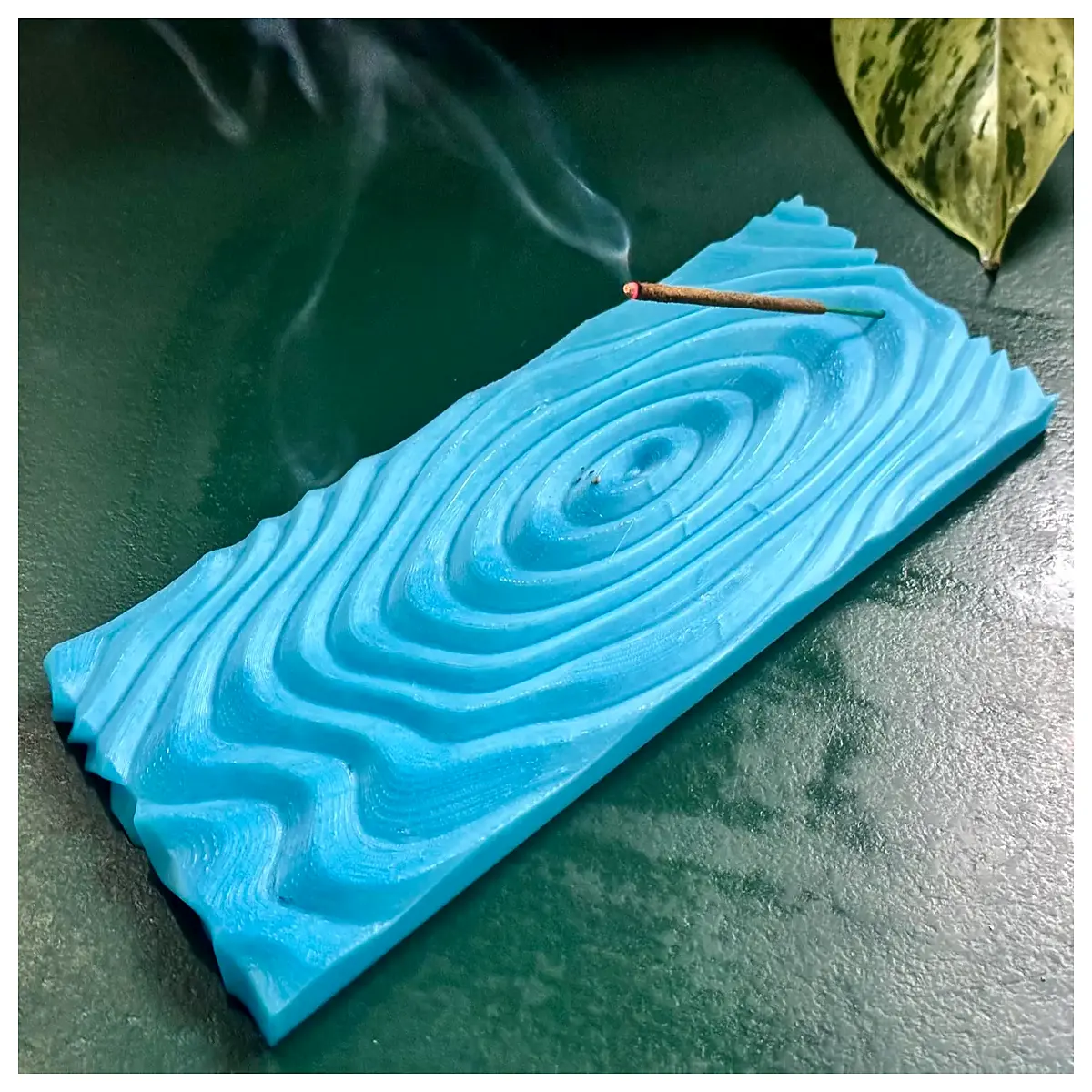 aesthetic printed incense burner holder for cone stick coil home decor zen meditation yoga studio gift