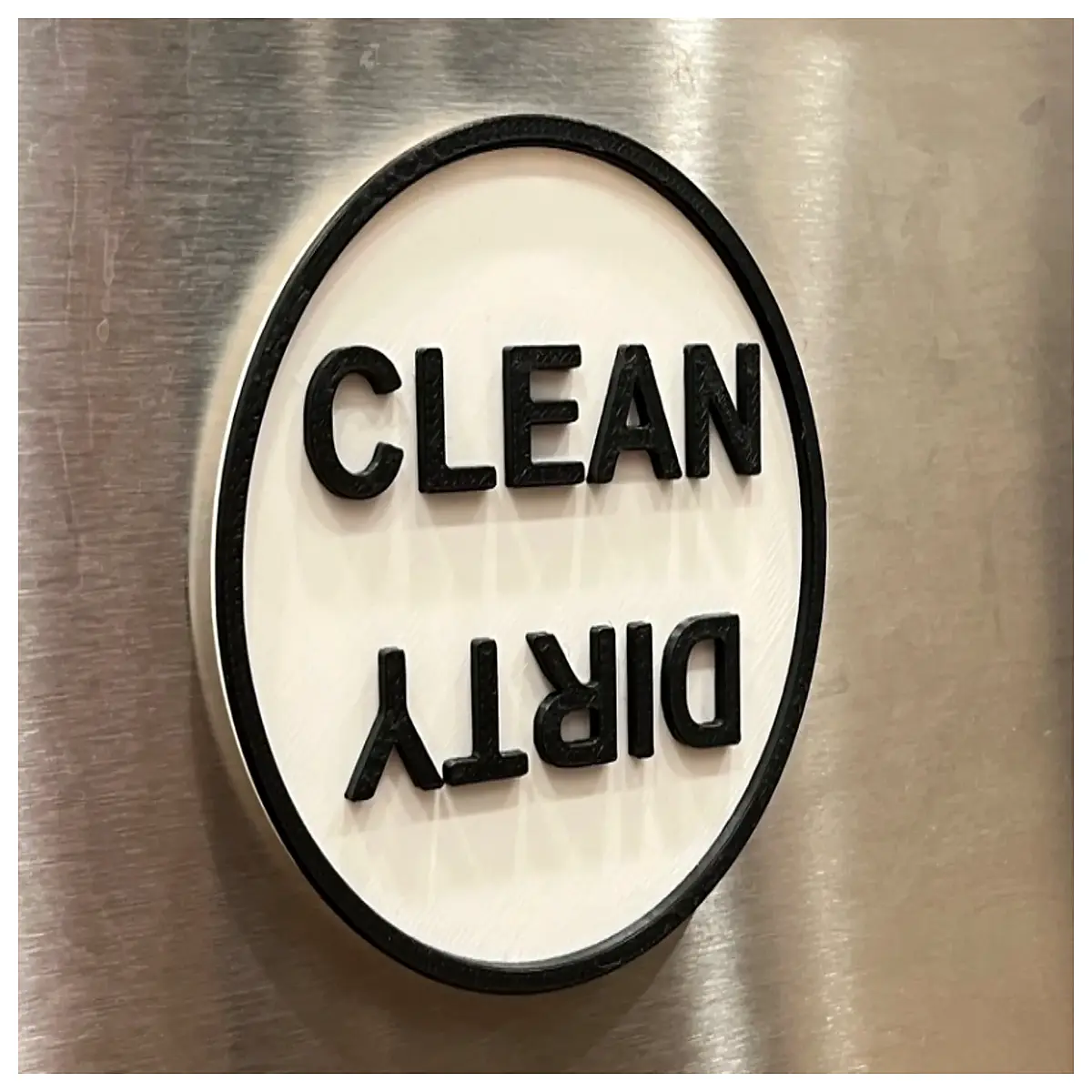 dishwasher clean dirty indicator sticker magnet dishwasher cycle status tracker appliance cleaning reminder label for home organization