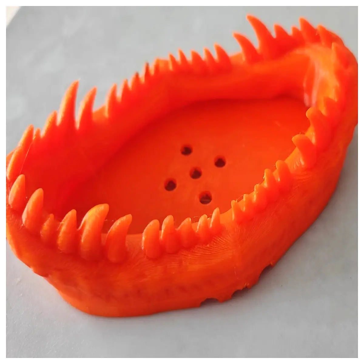 cute dinosaur bathroom soap dish holder non slip drain tray for shower sink vanity accessories