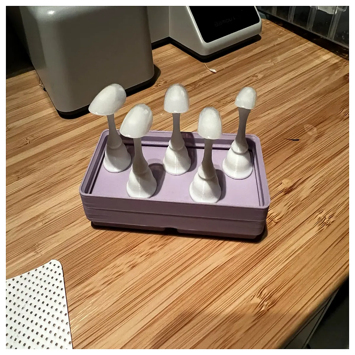 gridfinity magnetic nail art organizer storage box for salon supplies tools