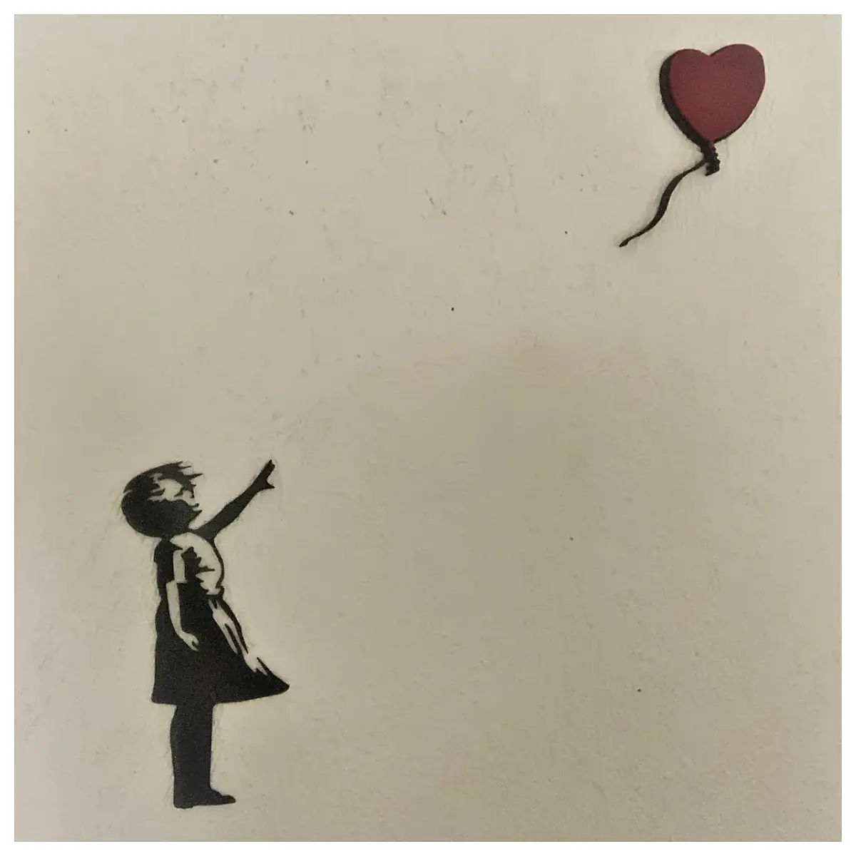 banksy balloon girl print poster wall art graffiti street style decor canvas