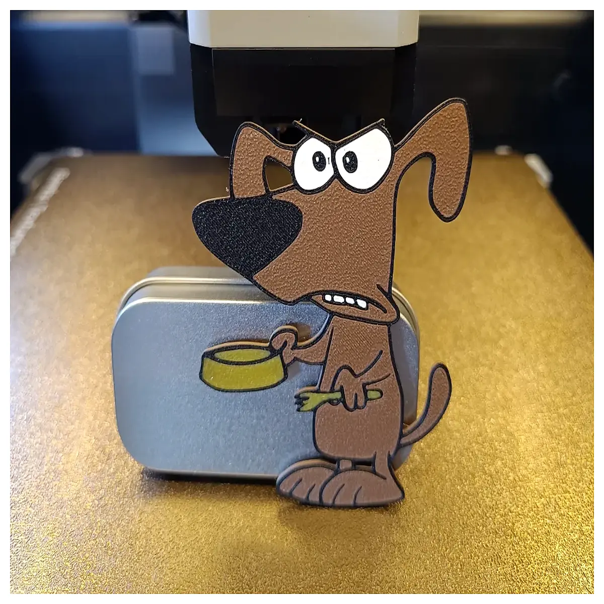 hungry dog fridge magnet cartoon pet funny kitchen decor cute animal sticker for kids room