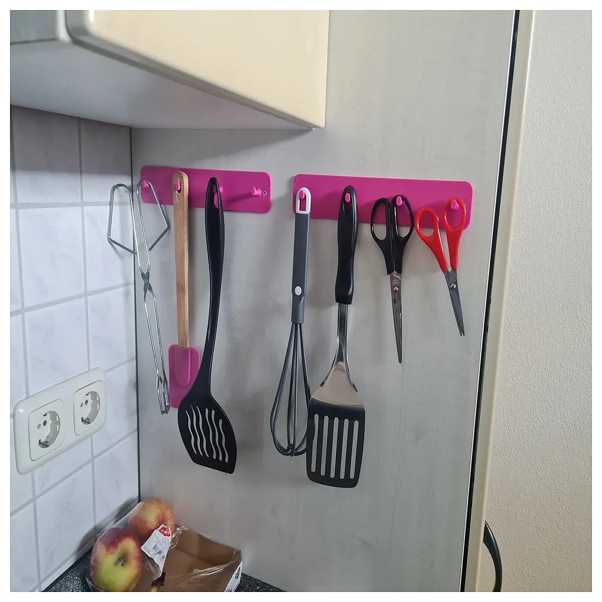duty adhesive hooks for kitchen wall sticky tape hangers no drill for pots pans utensils organizer space saving storage