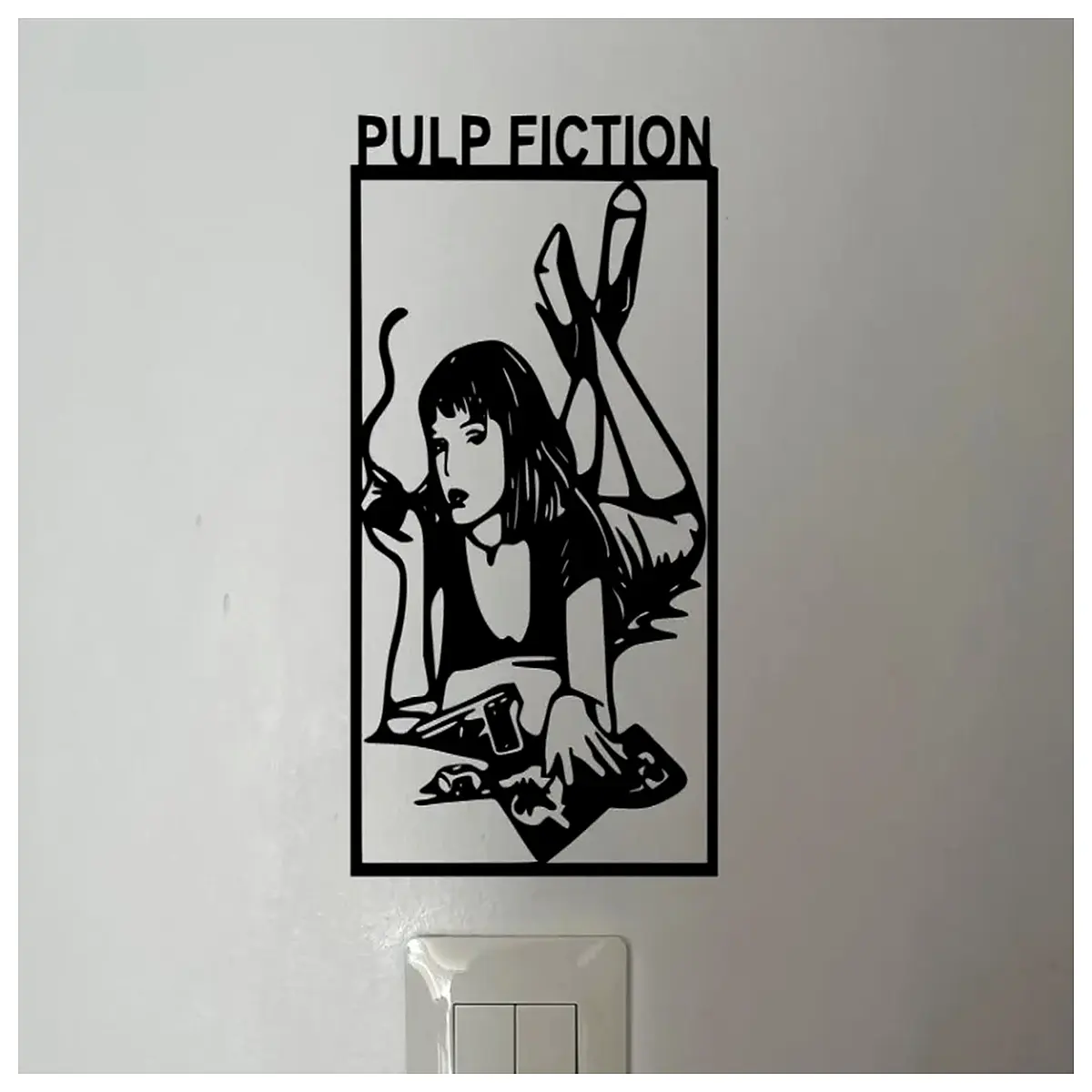 pulp fiction wall art poster vintage movie quote print for living room bedroom decor