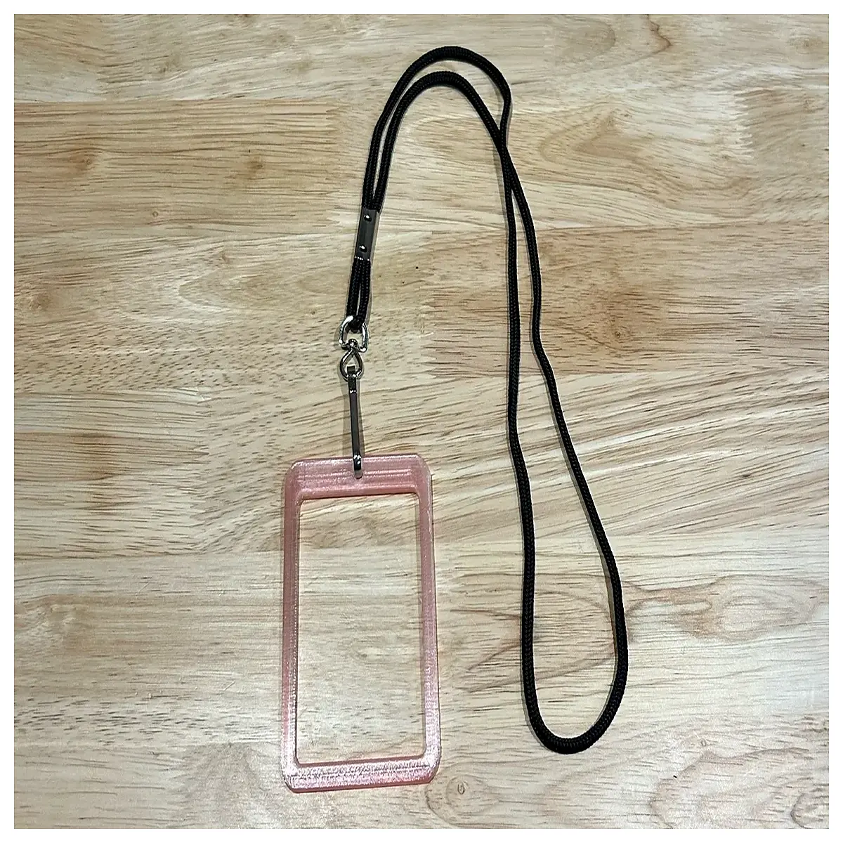 id badge holder frame insert for lanyard school staff student id card pocket clear plastic sleeve