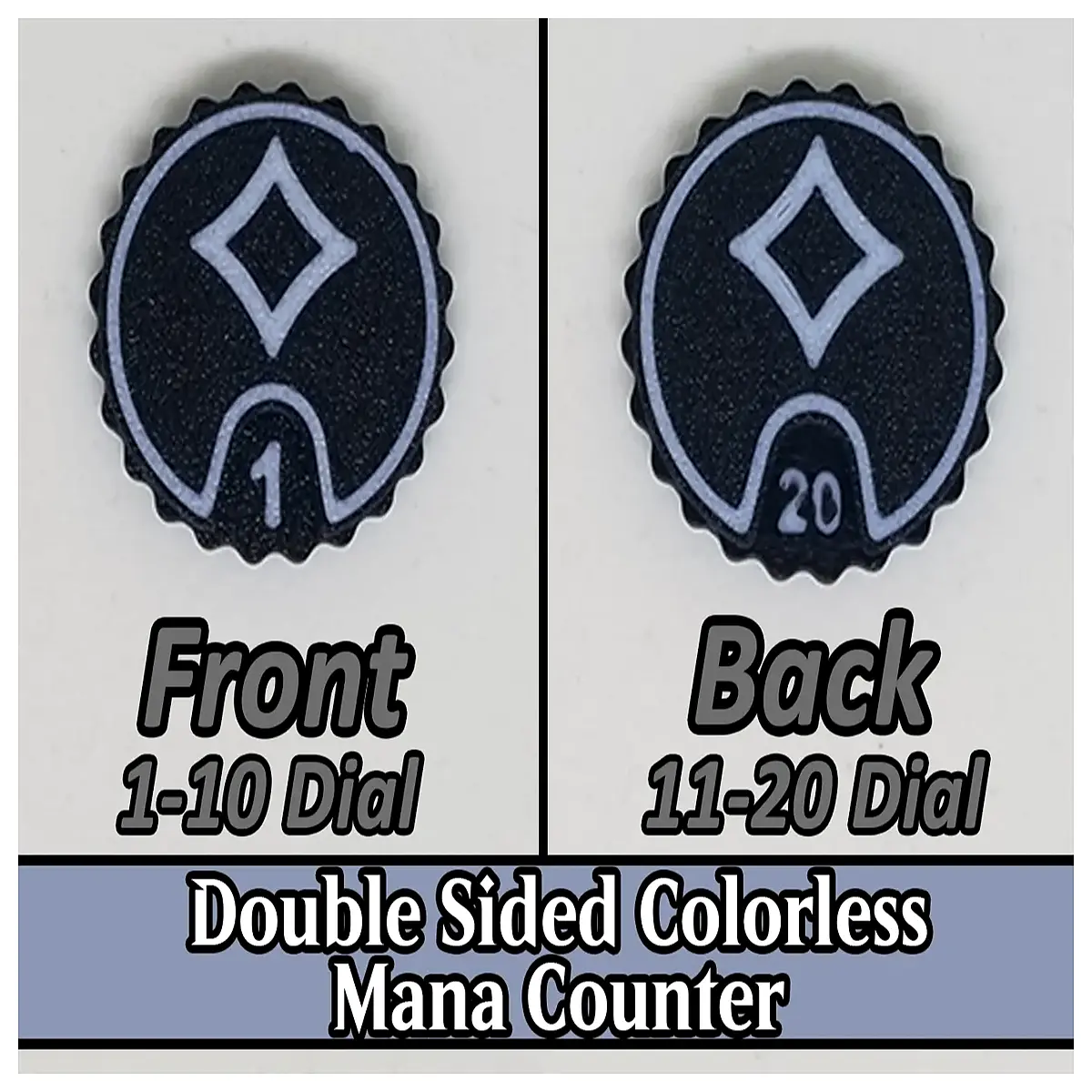 mtg life counter double sided 1 20 dial plastic the gathering tracking tool