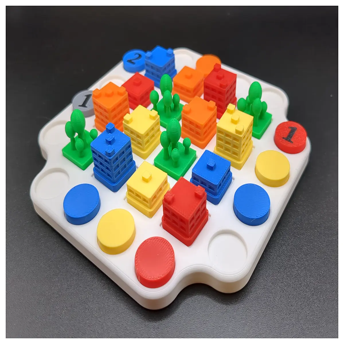 color skyscraper puzzle game brain teaser for adults kids
