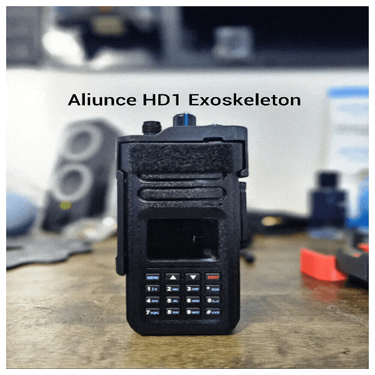 ailunce hd1 rugged two way radio exoskeleton hybrid outdoor adventure emergency communication device long range walkie talkie for hiking camping