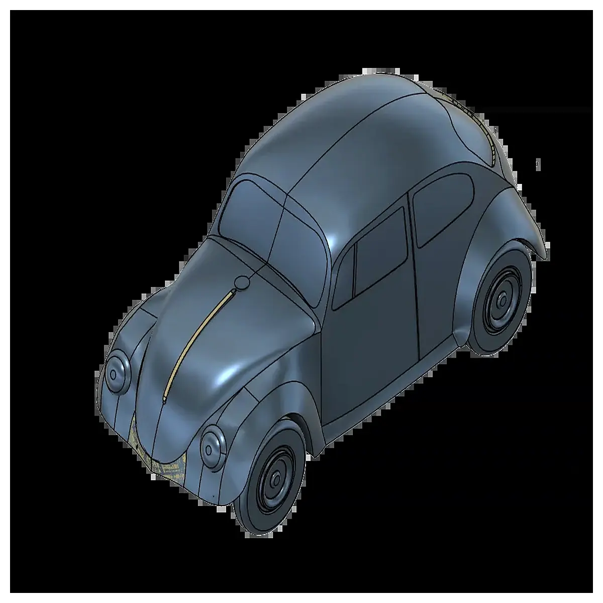 vintage beetle toy car diecast metal 1 43 scale collector s item classic type 1 for