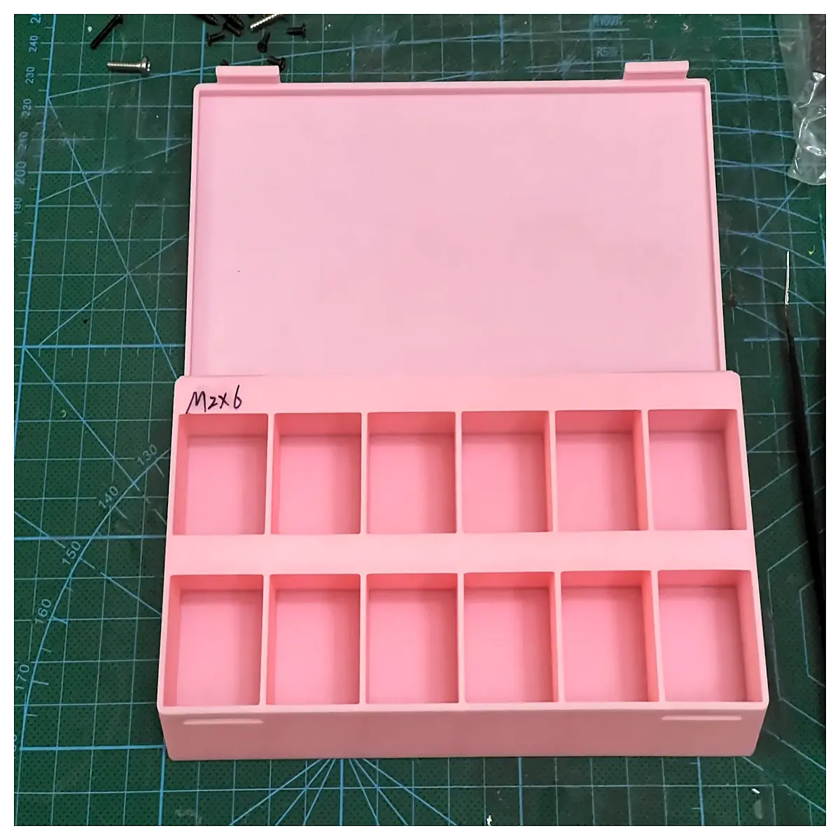 large screw organizer box modular storage container for small parts hardware tools no assembly required
