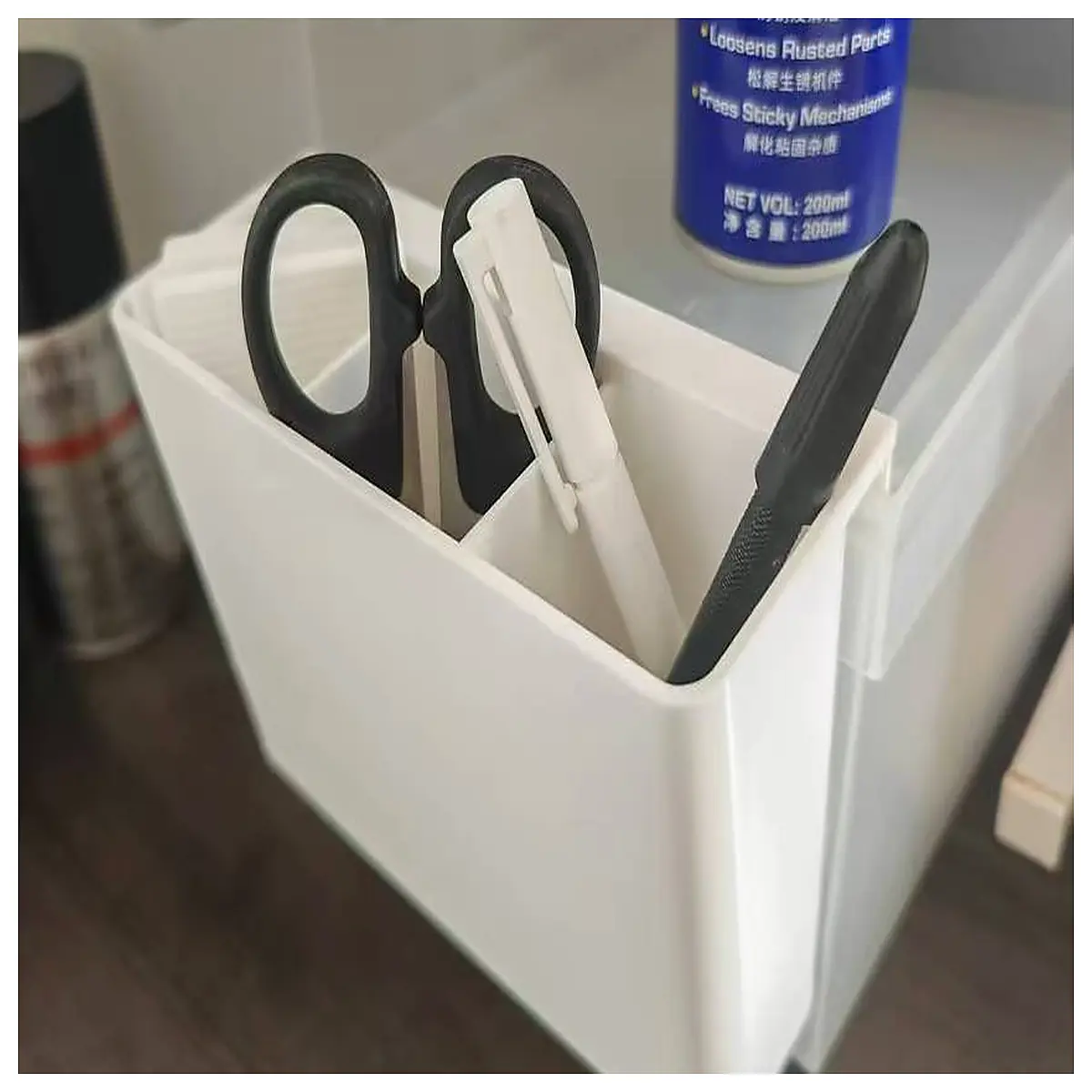 wall mounted chopsticks holder anti kitchen utensil organizer with drainage hole for spoons and forks