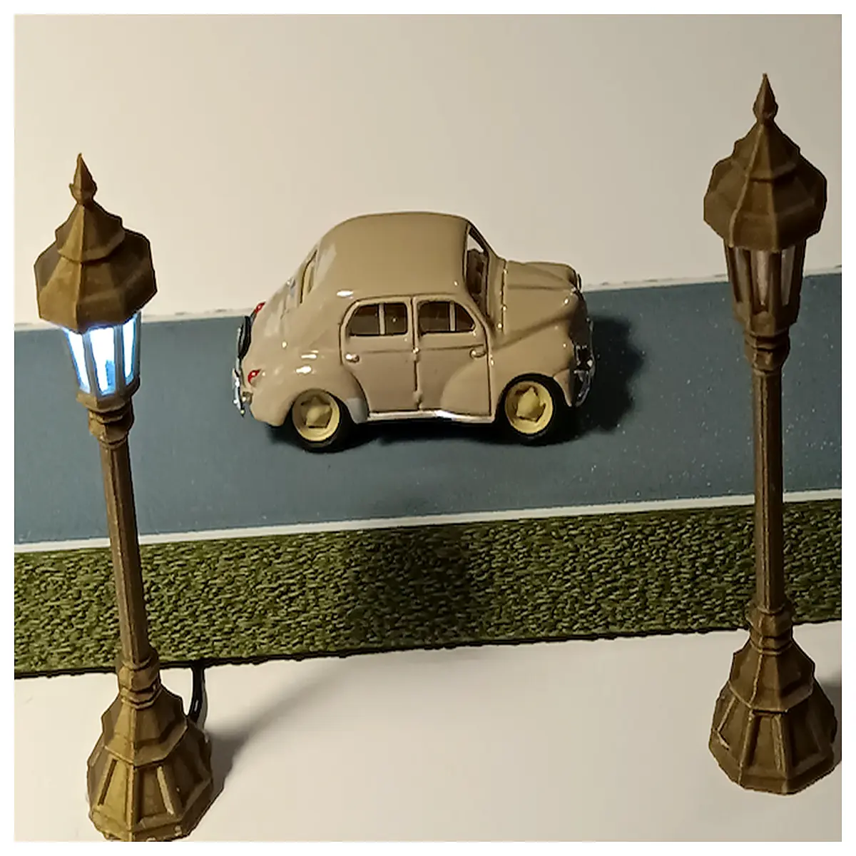 ho scale vintage street 02mm wire details diy scenery railway garden lighting