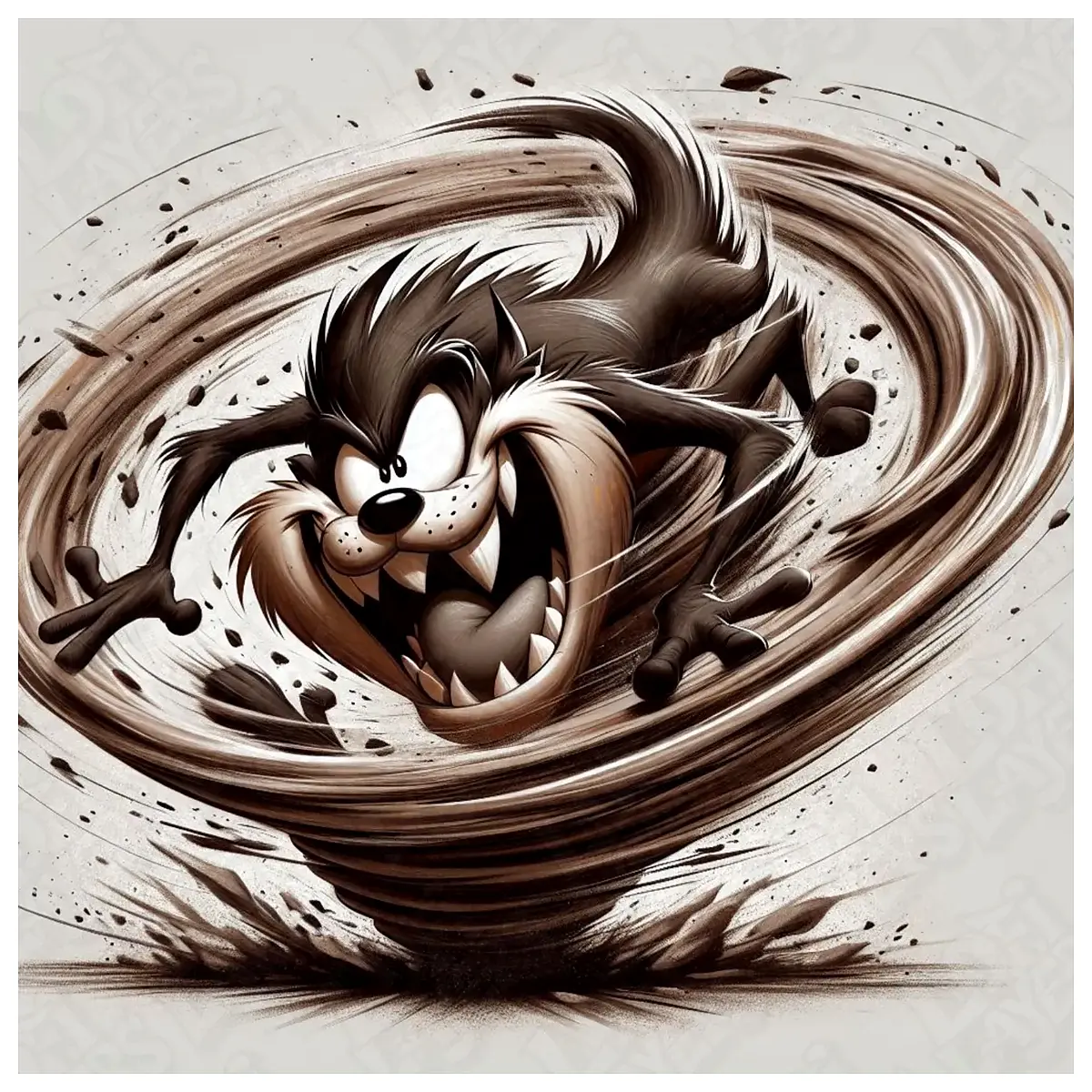 tasmanian devil print stl file fierce marsupial for resin fdm printing horror creature design