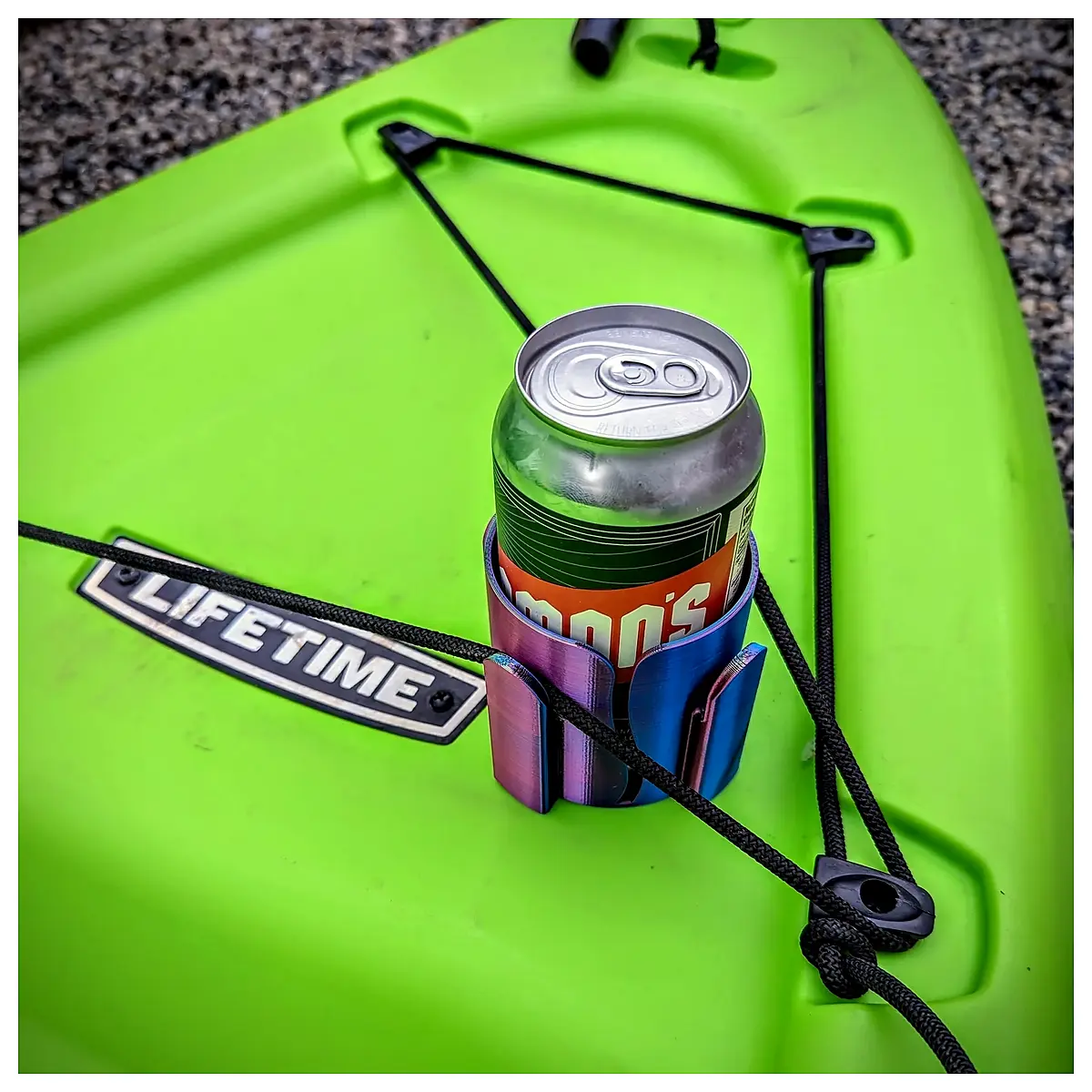 bottle holder mount bracket for paddle boat water sports gear storage