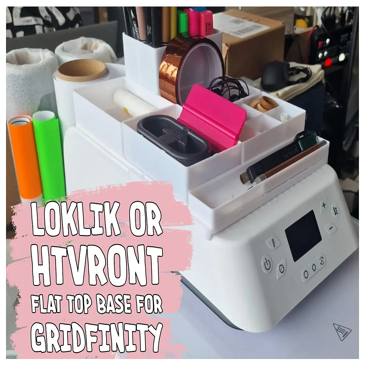 flat top platen for loklik htv rotary heat press machine replacement part vinyl cutter accessory