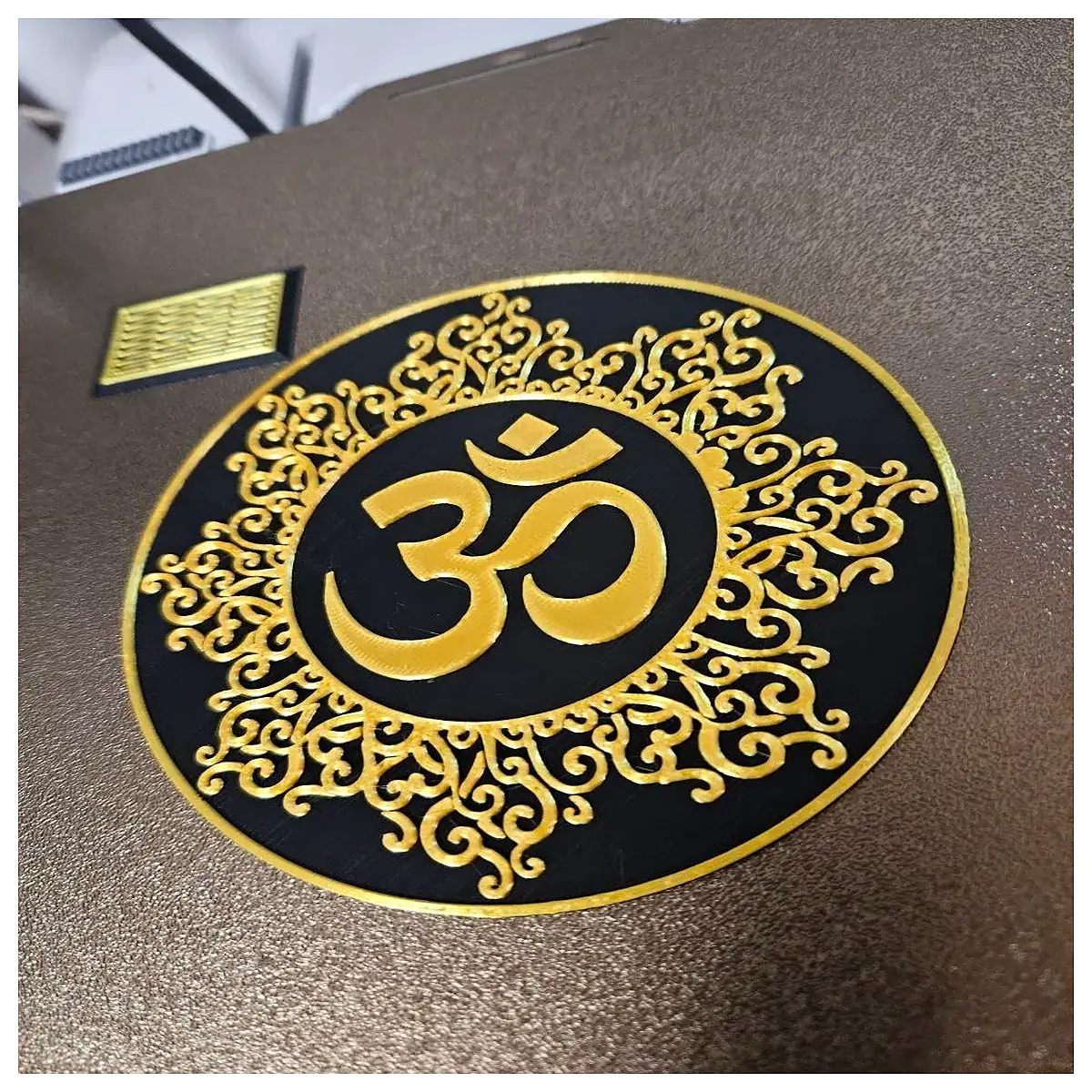 om symbol wall art canvas print spiritual decor meditation room yoga studio aesthetic boho home decoration