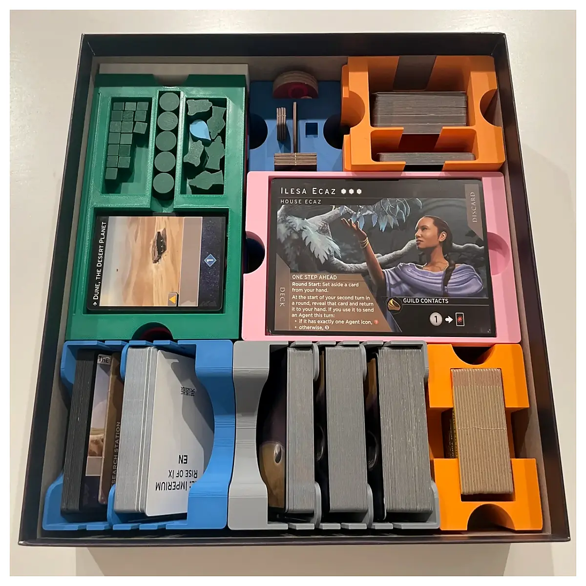 imperium uprising board game expansion strategy card deck organizer insert