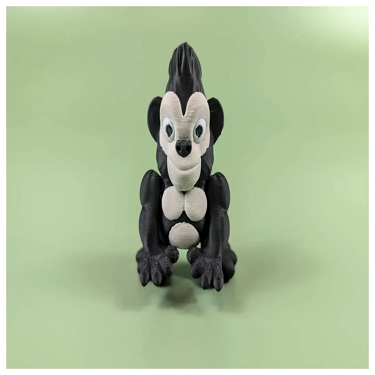 cute gorilla keychain plush toy realistic monkey figure for bags funny animal pendant kids