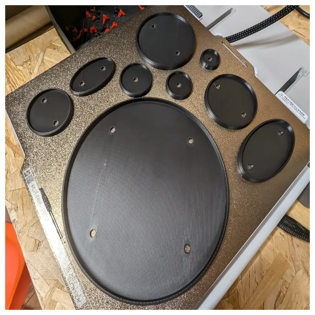 hollow base for open bottom platform riser decorative pedestal with cutout design