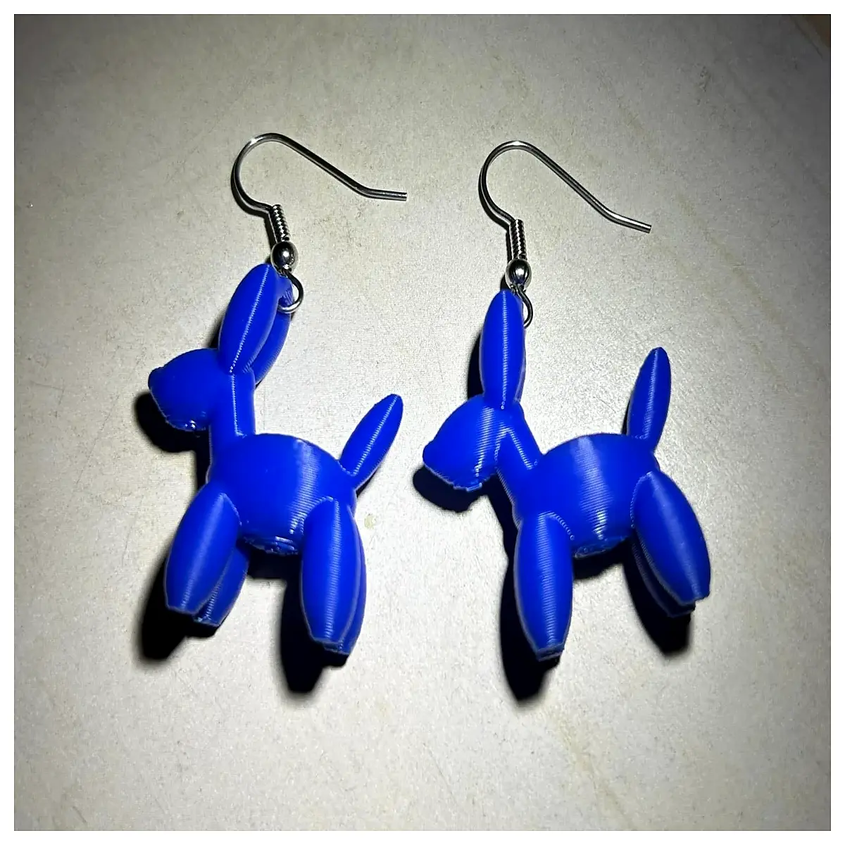 funny balloon dog earrings for women playful animal jewelry cute cartoon style dangle studs