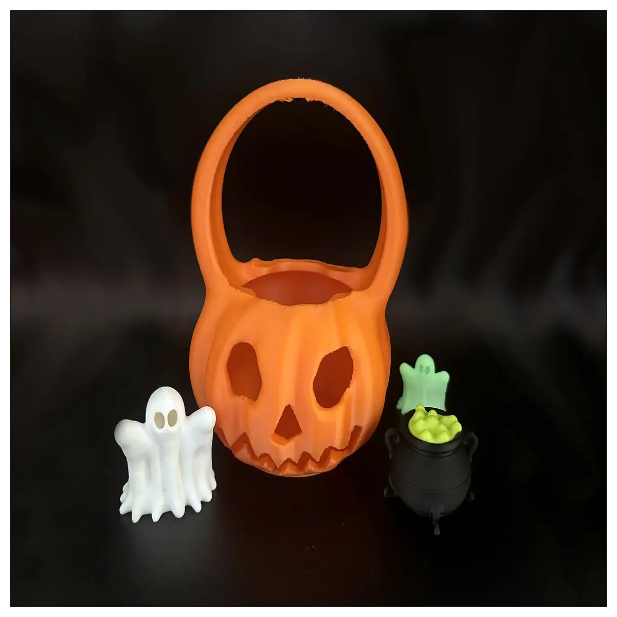 halloween basket treat holder trick or treating large capacity candy bucket for kids party decoration