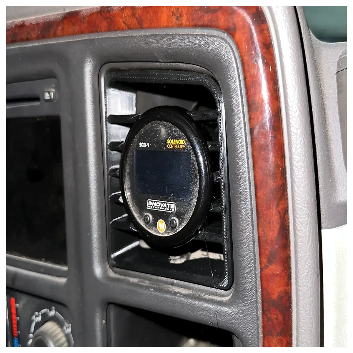 99 07 chevy silverado vent trim cover 52mm gauge bezel insert dashboard accessory